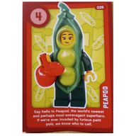 Деталь LEGO Trading Card, Create the World Living Amazingly - Peapod, Цвет не указан/любой