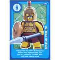 Деталь LEGO Trading Card, Create the World Living Amazingly - Spartan Warrior, Цвет не указан/любой