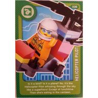 Деталь LEGO Trading Card, Create the World Living Amazingly - Helicopter Pilot, Цвет не указан/любой