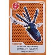 Деталь LEGO Trading Card, Create the World Living Amazingly - Octopus, Цвет не указан/любой