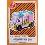 Деталь LEGO Trading Card, Create the World Living Amazingly - Ice Cream Truck, Цвет не указан/любой