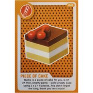 Деталь LEGO Trading Card, Create the World Living Amazingly - Piece Of Cake, Цвет не указан/любой