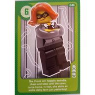Деталь LEGO Trading Card, Create the World Living Amazingly - Crook, Цвет не указан/любой
