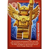 Деталь LEGO Trading Card, Create the World Living Amazingly - Flying Warrior, Цвет не указан/любой
