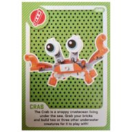 Деталь LEGO Trading Card, Create the World Living Amazingly - Crab, Цвет не указан/любой