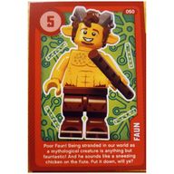 Деталь LEGO Trading Card, Create the World Living Amazingly - Faun, Цвет не указан/любой