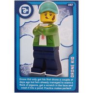 Деталь LEGO Trading Card, Create the World Living Amazingly - Drone Kid, Цвет не указан/любой