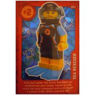 Деталь LEGO Trading Card, Create the World Living Amazingly - Sea Rescuer (Foil), Цвет не указан/любой