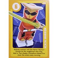 Деталь LEGO Trading Card, Create the World Living Amazingly - Kentai Warrior, Цвет не указан/любой