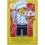 Деталь LEGO Trading Card, Create the World Living Amazingly - Gourmet Chef, Цвет не указан/любой