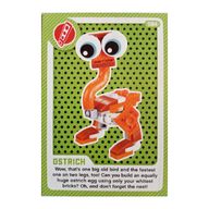 Деталь LEGO Trading Card, Create the World Living Amazingly - Ostrich, Цвет не указан/любой