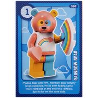 Деталь LEGO Trading Card, Create the World Living Amazingly - Rainbow Bear, Цвет не указан/любой
