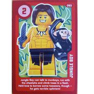 Деталь LEGO Trading Card, Create the World Living Amazingly - Jungle Boy, Цвет не указан/любой