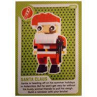 Деталь LEGO Trading Card, Create the World Living Amazingly - Santa Claus, Цвет не указан/любой