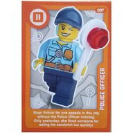Деталь LEGO Trading Card, Create the World Living Amazingly - Police Officer, Цвет не указан/любой