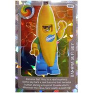 Деталь LEGO Trading Card, Create the World Living Amazingly - Banana Suit Guy (foil), Цвет не указан/любой