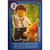 Деталь LEGO Trading Card, Create the World Living Amazingly - Veterinary, Цвет не указан/любой