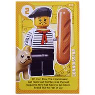 Деталь LEGO Trading Card, Create the World Living Amazingly - Connoisseur, Цвет не указан/любой