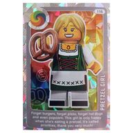 Деталь LEGO Trading Card, Create the World Living Amazingly - Pretzel Girl (Foil), Цвет не указан/любой