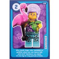 Деталь LEGO Trading Card, Create the World Living Amazingly - Gardener, Цвет не указан/любой