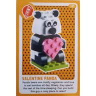 Деталь LEGO Trading Card, Create the World Living Amazingly - Valentine Panda, Цвет не указан/любой