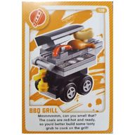 Деталь LEGO Trading Card, Create The World Living Amazingly - BBQ Grill, Цвет не указан/любой