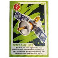 Деталь LEGO Trading Card, Create the World Living Amazingly - Space Satellite, Цвет не указан/любой