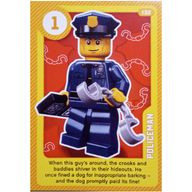 Деталь LEGO Trading Card, Create the World Living Amazingly - Policeman, Цвет не указан/любой