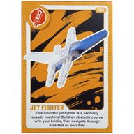 Деталь LEGO Trading Card, Create the World Living Amazingly - Jet Fighter, Цвет не указан/любой