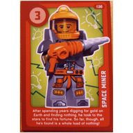Деталь LEGO Trading Card, Create the World Living Amazingly - Space Miner, Цвет не указан/любой