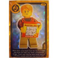 Деталь LEGO Trading Card, Create the World Living Amazingly - Sam (Foil), Цвет не указан/любой