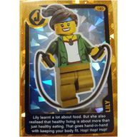 Деталь LEGO Trading Card, Create the World Living Amazingly - Lily [2] (Foil), Цвет не указан/любой