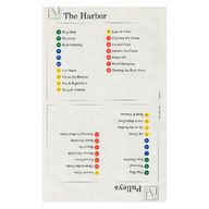 Деталь LEGO Activity Card, Set 9603, Index 03 - The Harbor & Pulleys, Цвет не указан/любой