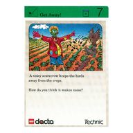Деталь LEGO Activity Card, Set 9603, Green 07 - Get Away!, Цвет не указан/любой
