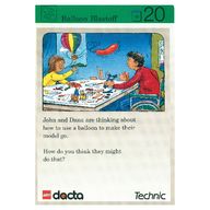 Деталь LEGO Activity Card, Set 9603, Green 20 - Balloon Blastoff, Цвет не указан/любой