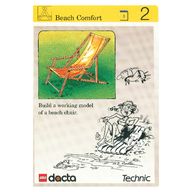 Деталь LEGO Activity Card, Set 9603, Simulation 2 - Beach Comfort, Цвет не указан/любой
