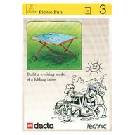Деталь LEGO Activity Card, Set 9603, Simulation 3 - Picnic Fun, Цвет не указан/любой