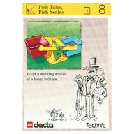 Деталь LEGO Activity Card, Set 9603, Simulation 8 - Fish Tales, Fish Scales, Цвет не указан/любой