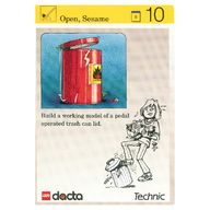 Деталь LEGO Activity Card, Set 9603, Simulation 10 - Open, Sesame, Цвет не указан/любой