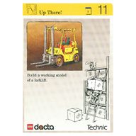 Деталь LEGO Activity Card, Set 9603, Simulation 11 - Up There!, Цвет не указан/любой