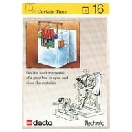 Деталь LEGO Activity Card, Set 9603, Simulation 16 - Curtain Time, Цвет не указан/любой