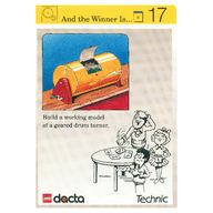 Деталь LEGO Activity Card, Set 9603, Simulation 17 - And the Winner Is..., Цвет не указан/любой