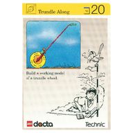Деталь LEGO Activity Card, Set 9603, Simulation 20 - Trundle Along, Цвет не указан/любой