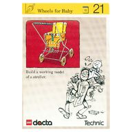 Деталь LEGO Activity Card, Set 9603, Simulation 21 - Wheels for Baby, Цвет не указан/любой