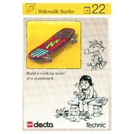Деталь LEGO Activity Card, Set 9603, Simulation 22 - Sidewalk Surfer, Цвет не указан/любой