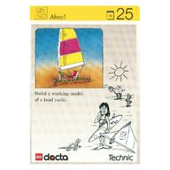 Деталь LEGO Activity Card, Set 9603, Simulation 25 - Ahoy!, Цвет не указан/любой