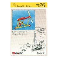 Деталь LEGO Activity Card, Set 9603, Simulation 26 - Propeller Power, Цвет не указан/любой