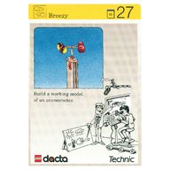 Деталь LEGO Activity Card, Set 9603, Simulation 27 - Breezy, Цвет не указан/любой