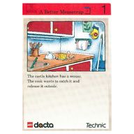 Деталь LEGO Activity Card, Set 9603, Invention 1 - A Better Mousetrap, Цвет не указан/любой
