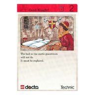 Деталь LEGO Activity Card, Set 9603, Invention 2 - Good Knight!, Цвет не указан/любой